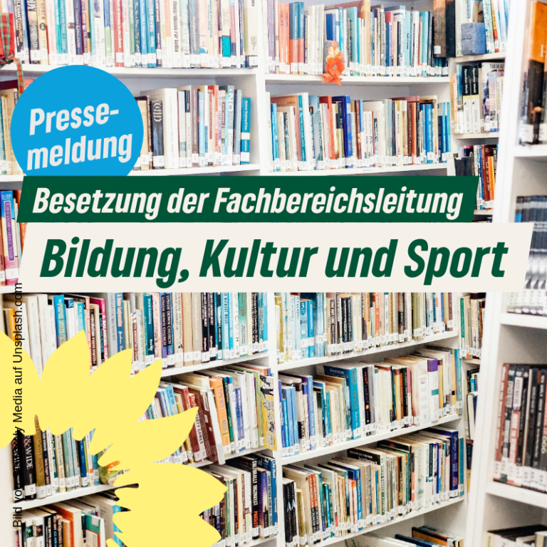 Besetzung der Fachbereichsleitung Bildung, Kultur und Sport