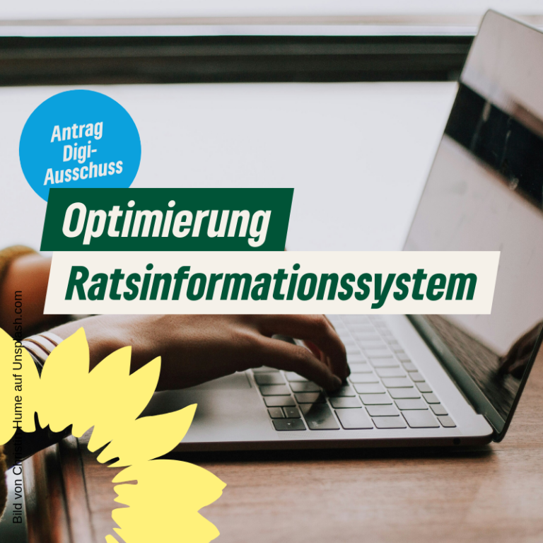 Grüne fordern Verbesserungen am Ratsinformationssystem